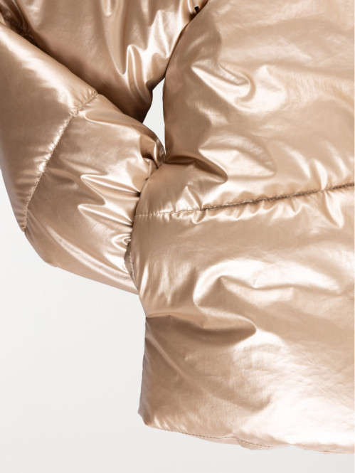 Doudoune coloris métallisé...