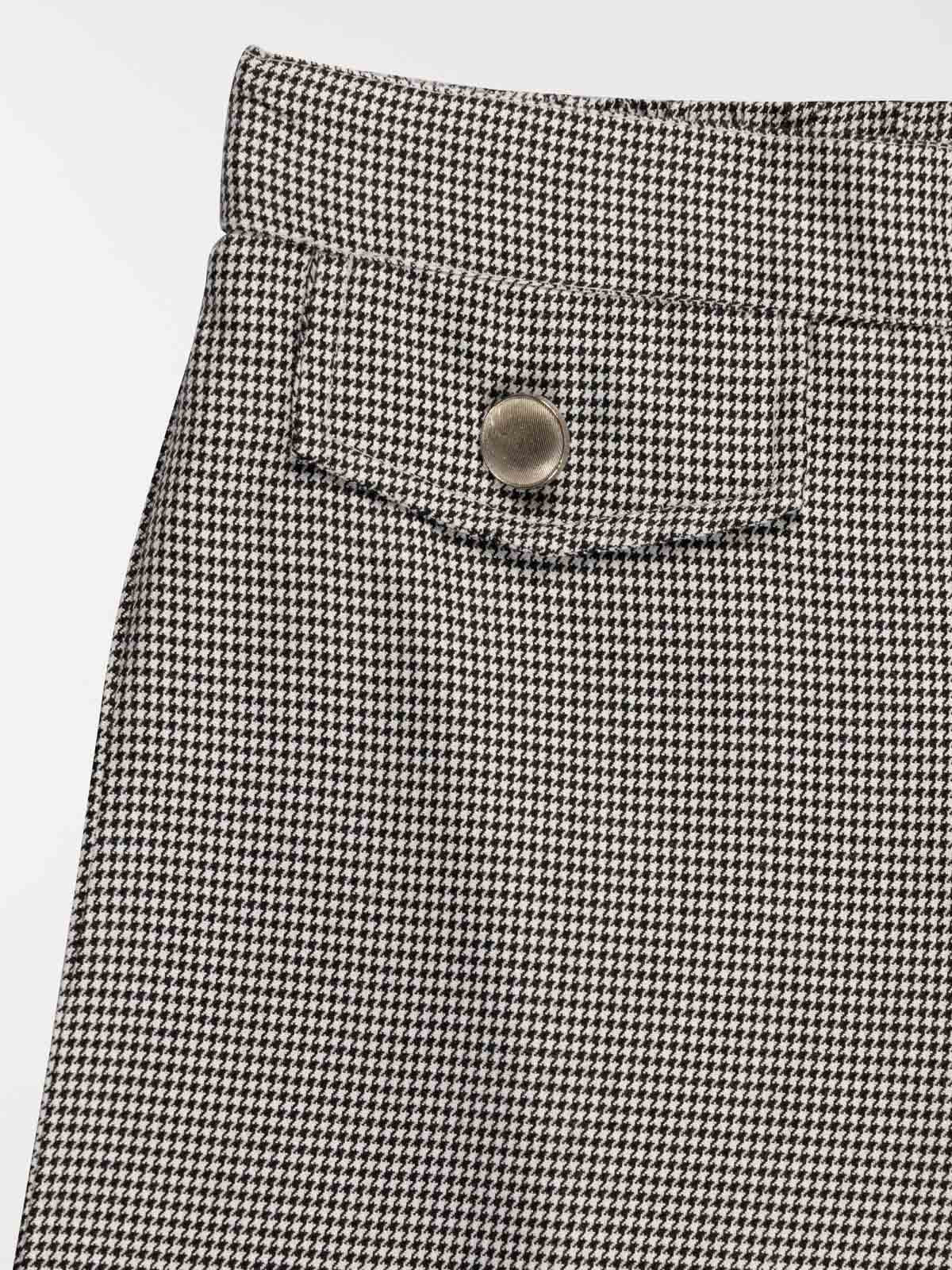 Pantalon fille pied-de-poule (3-12A) Pantalon fille pied-de-poule (3-12A)