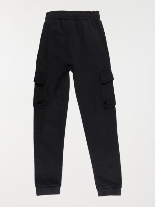 Pantalon garçon noir cargo...