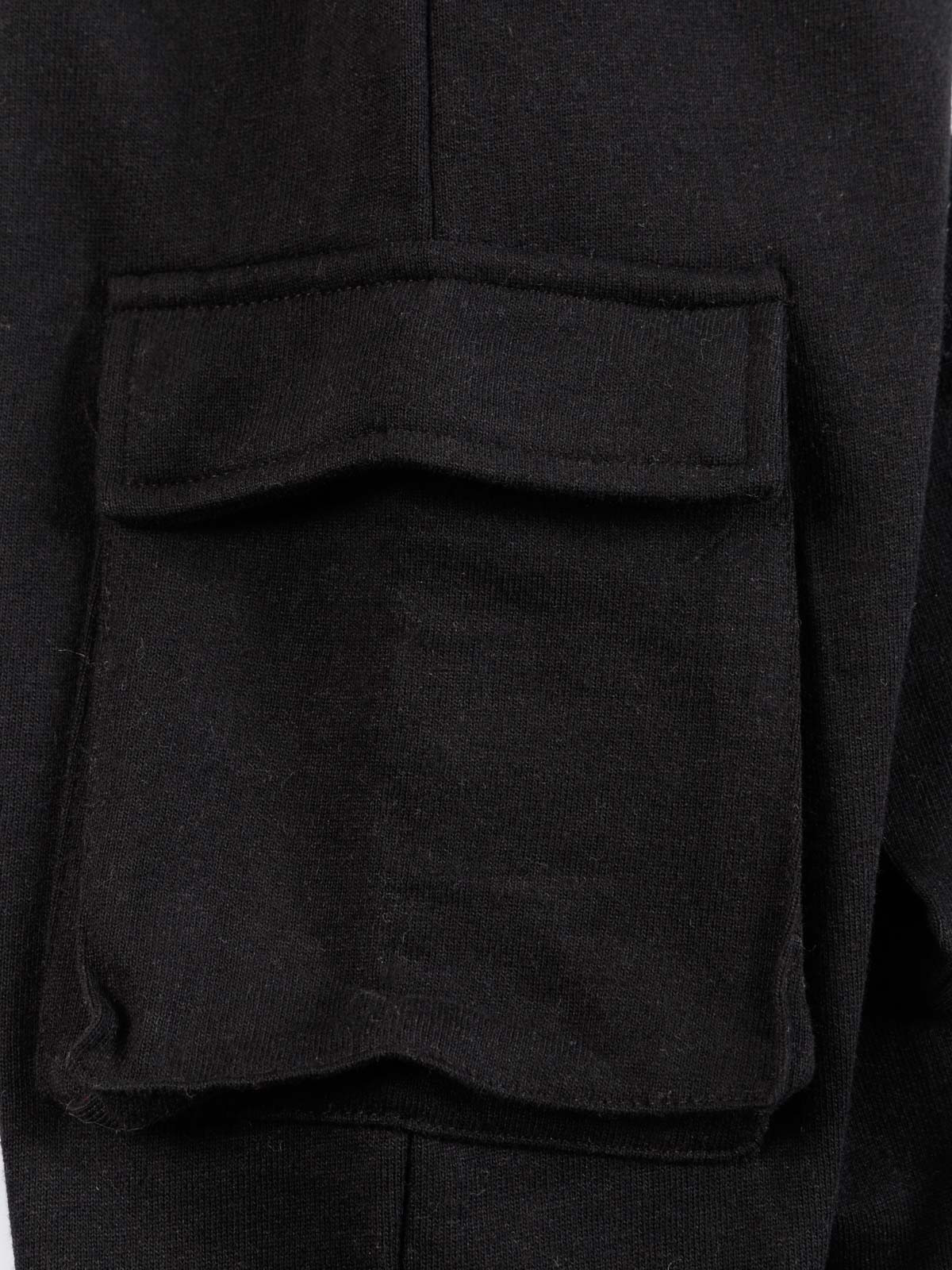 Pantalon garçon noir cargo (3-12A)  Pantalon garçon noir cargo (3-12A)