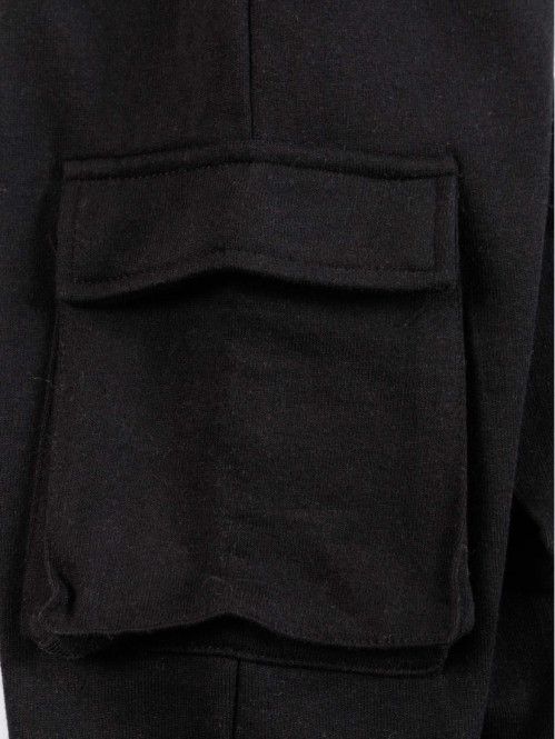 Pantalon garçon noir cargo...