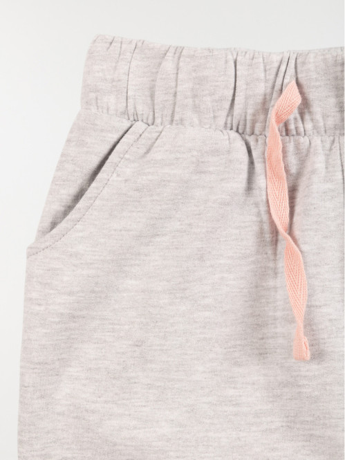 Jogging gris chiné fille (3-12A)