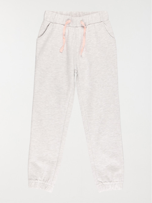 Jogging gris chiné fille (3-12A)