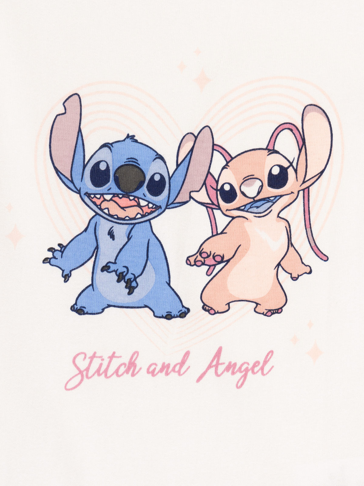 Tee-shirt Stitch fille écru (3-36M) Tee-shirt Stitch fille écru (3-36M)