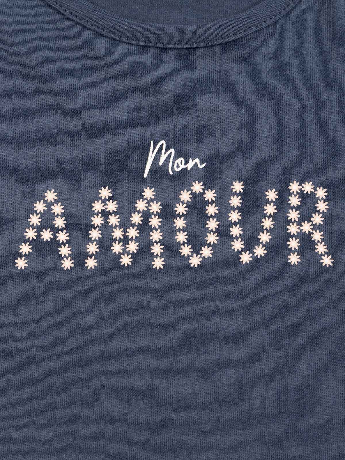 Tee-shirt mon amour fille (3-36M) Tee-shirt mon amour fille (3-36M)
