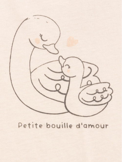 Tee-shirt motifs cygnes fille (3-36M) Tee-shirt motifs cygnes fille (3-36M)
