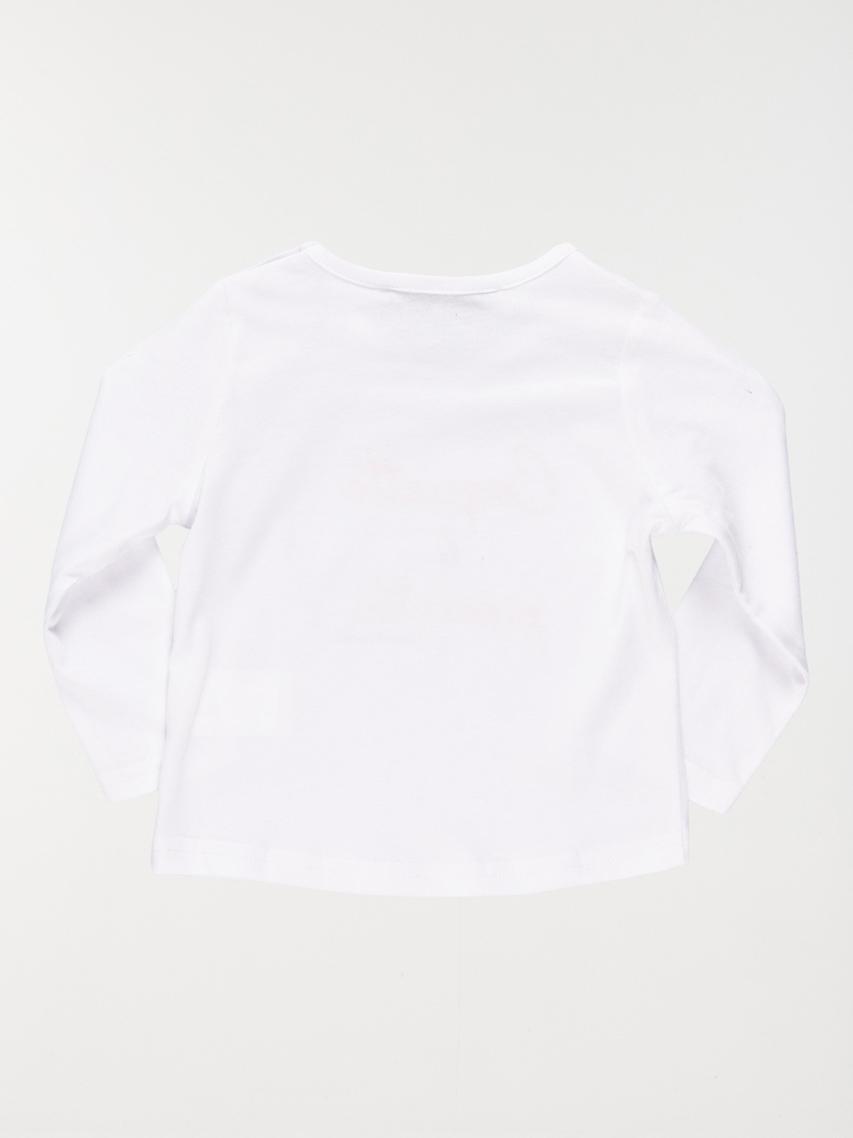Tee-shirt blanc message fille (3-36M) Tee-shirt blanc message fille (3-36M)