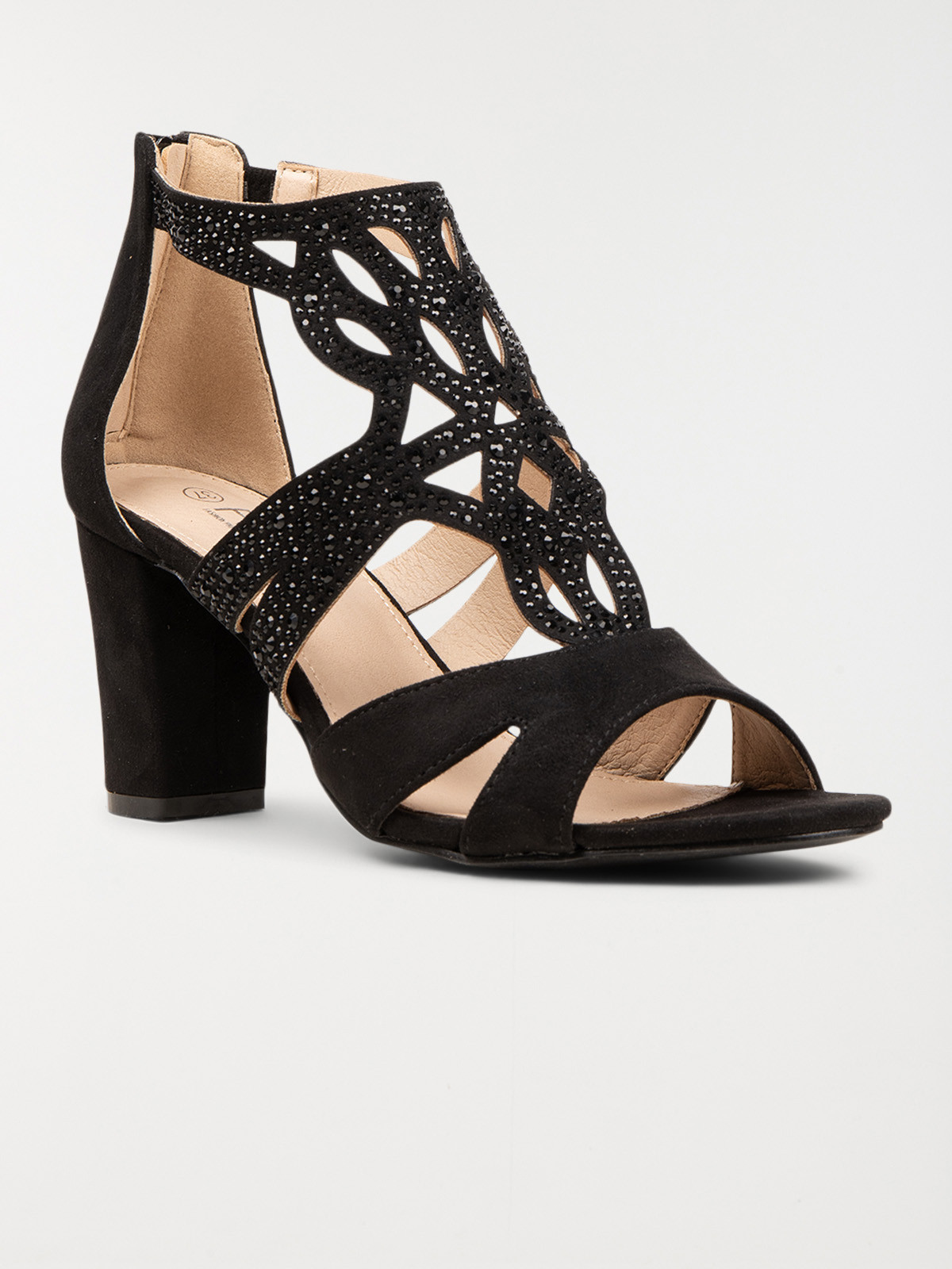 Sandales à talons strass femme (36-41) Sandales à talons strass femme (36-41)