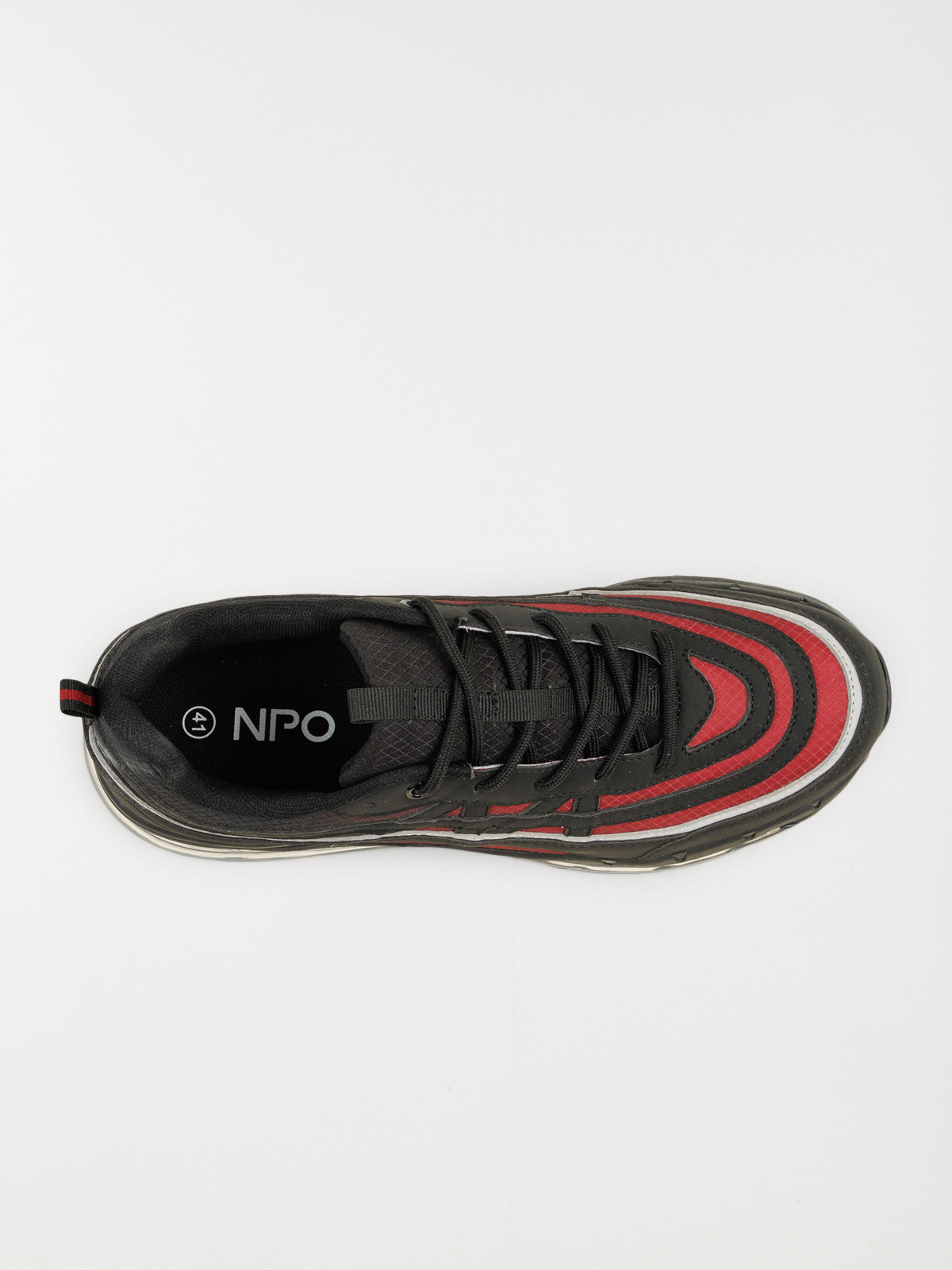 Baskets noires et rouges homme (41-46) Baskets noires et rouges homme (41-46)