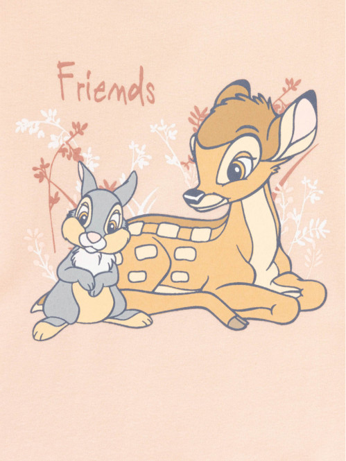 T-shirt Bambi et Panpan fille (3-36M)