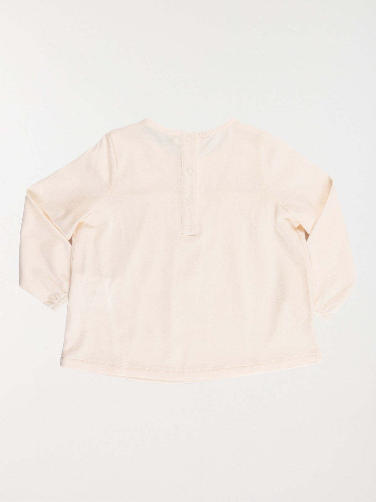 Tee-shirt volant fleuri fille (3-36M) Tee-shirt volant fleuri fille (3-36M)