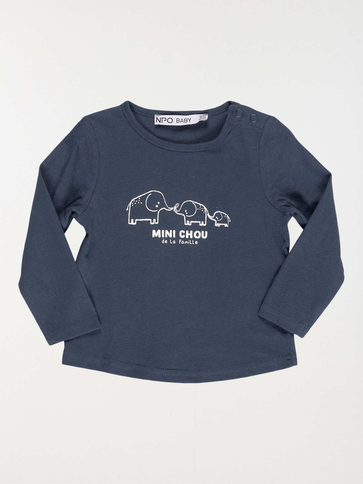 Tee-shirt éléphants garçon (3-36M)