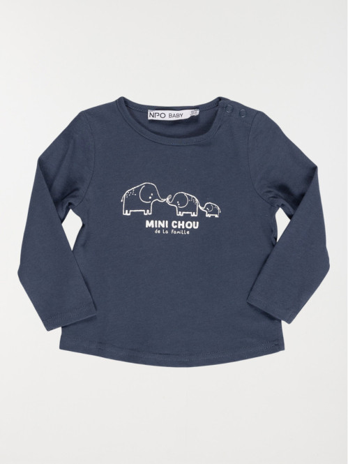 Tee-shirt éléphants garçon (3-36M)