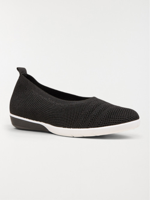 Ballerines détente noires femme (37-42) Ballerines détente noires femme (37-42)