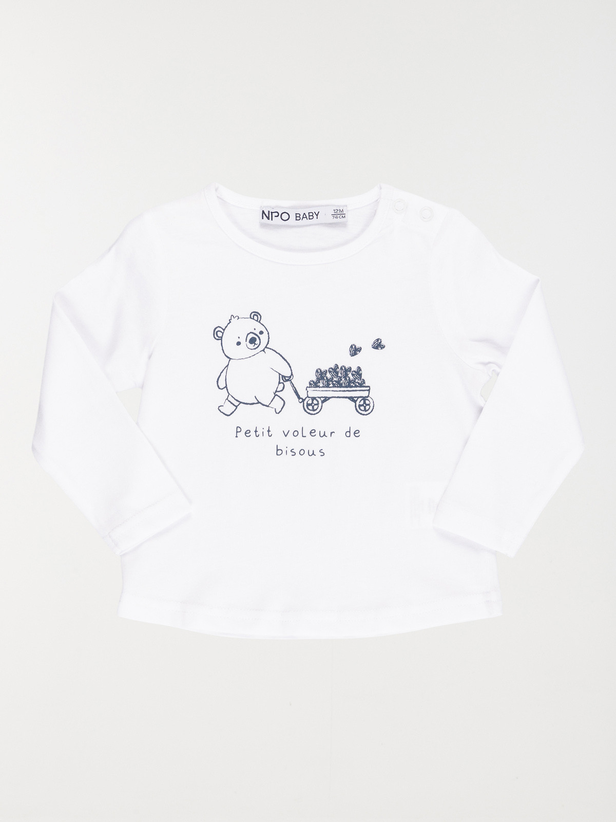 T-shirt voleur de bisous garçon (3-36M)