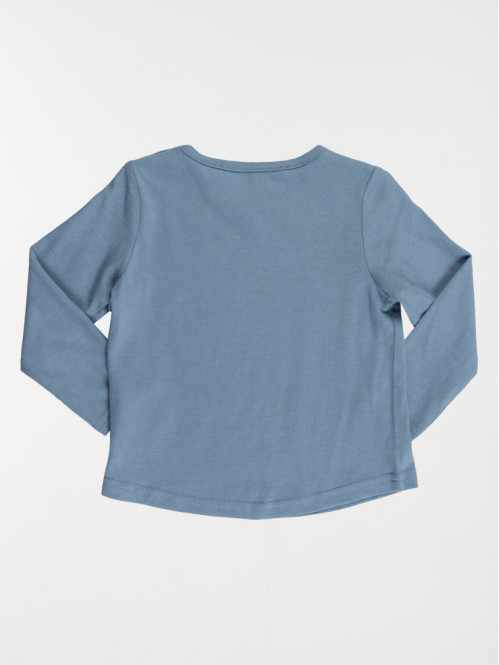 Tee-shirt bleu cascade...