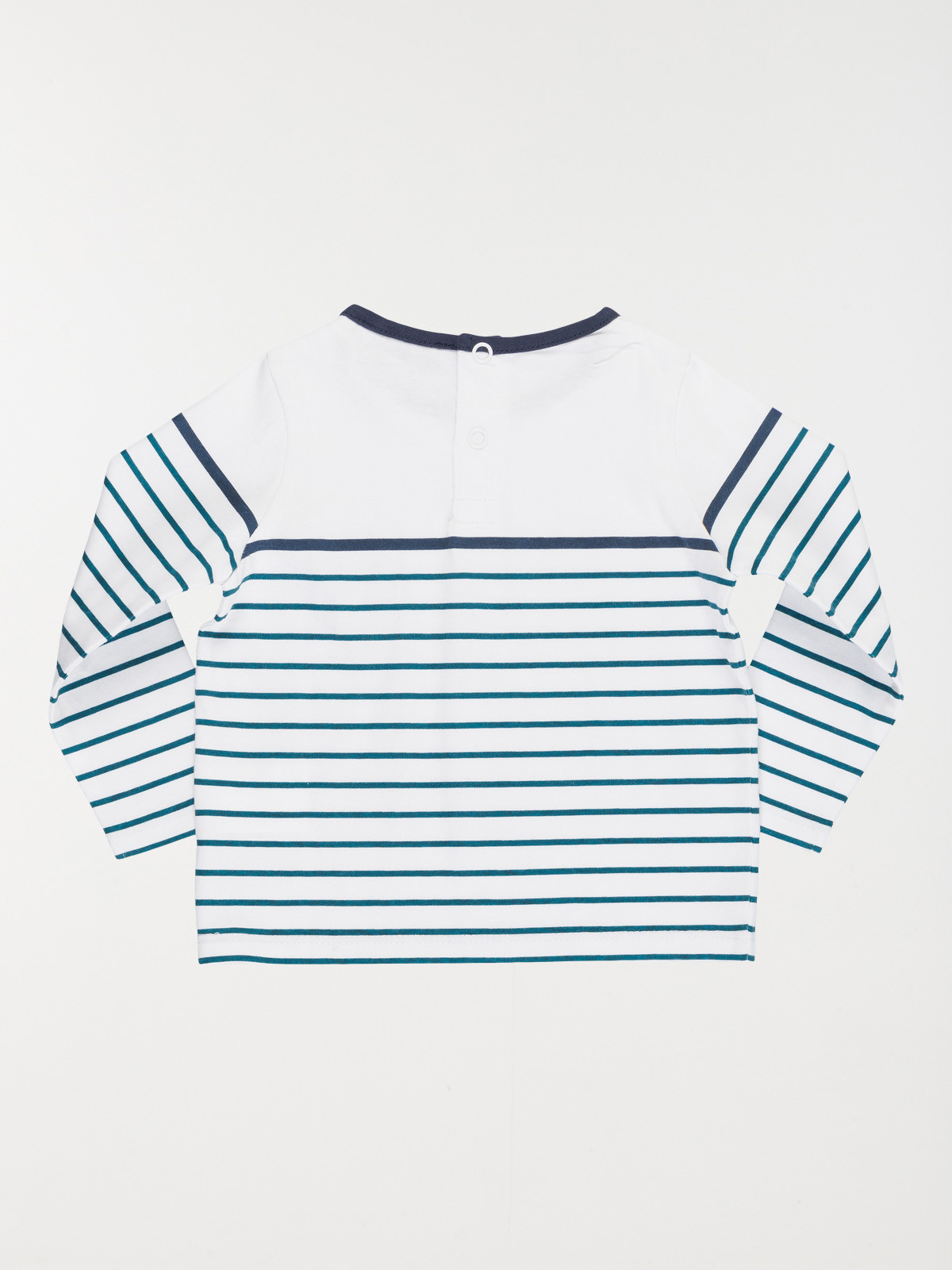 T-shirt blanc rayé garçon (3-36M)