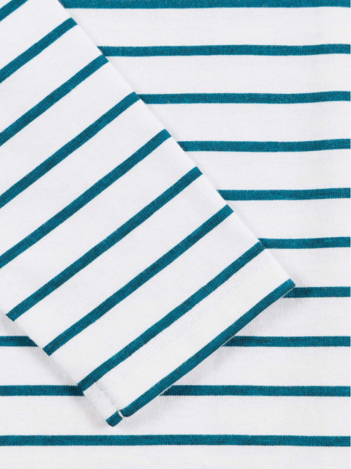 T-shirt blanc rayé garçon (3-36M)