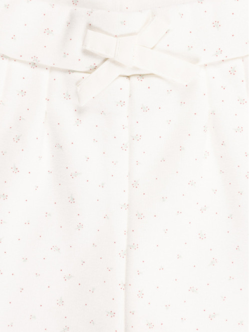 Pantalon imprimé fille écru...