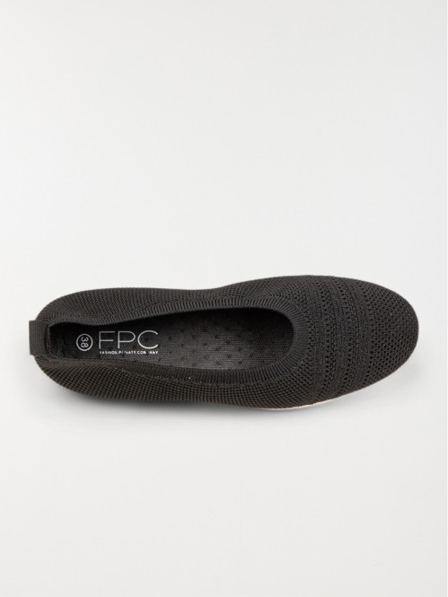 Ballerines détente noires femme (37-42) Ballerines détente noires femme (37-42)