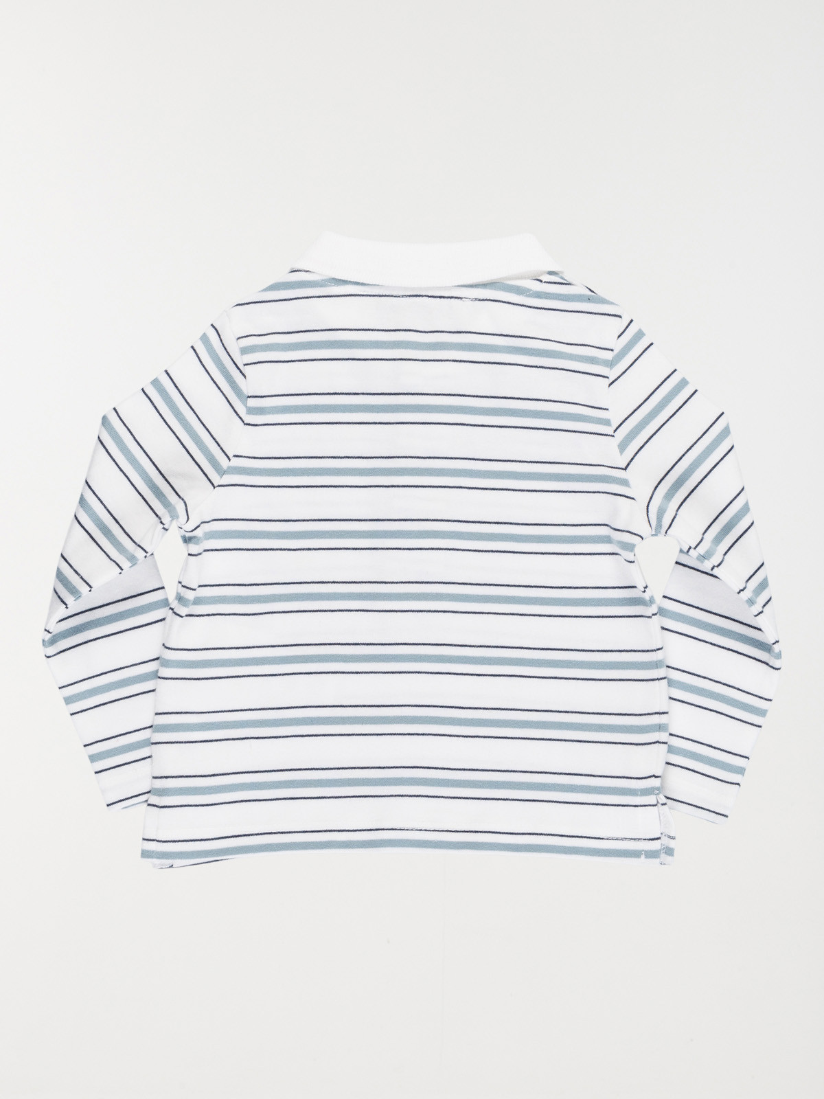 Polo blanc rayé garçon (6-36M) Polo blanc rayé garçon (6-36M)