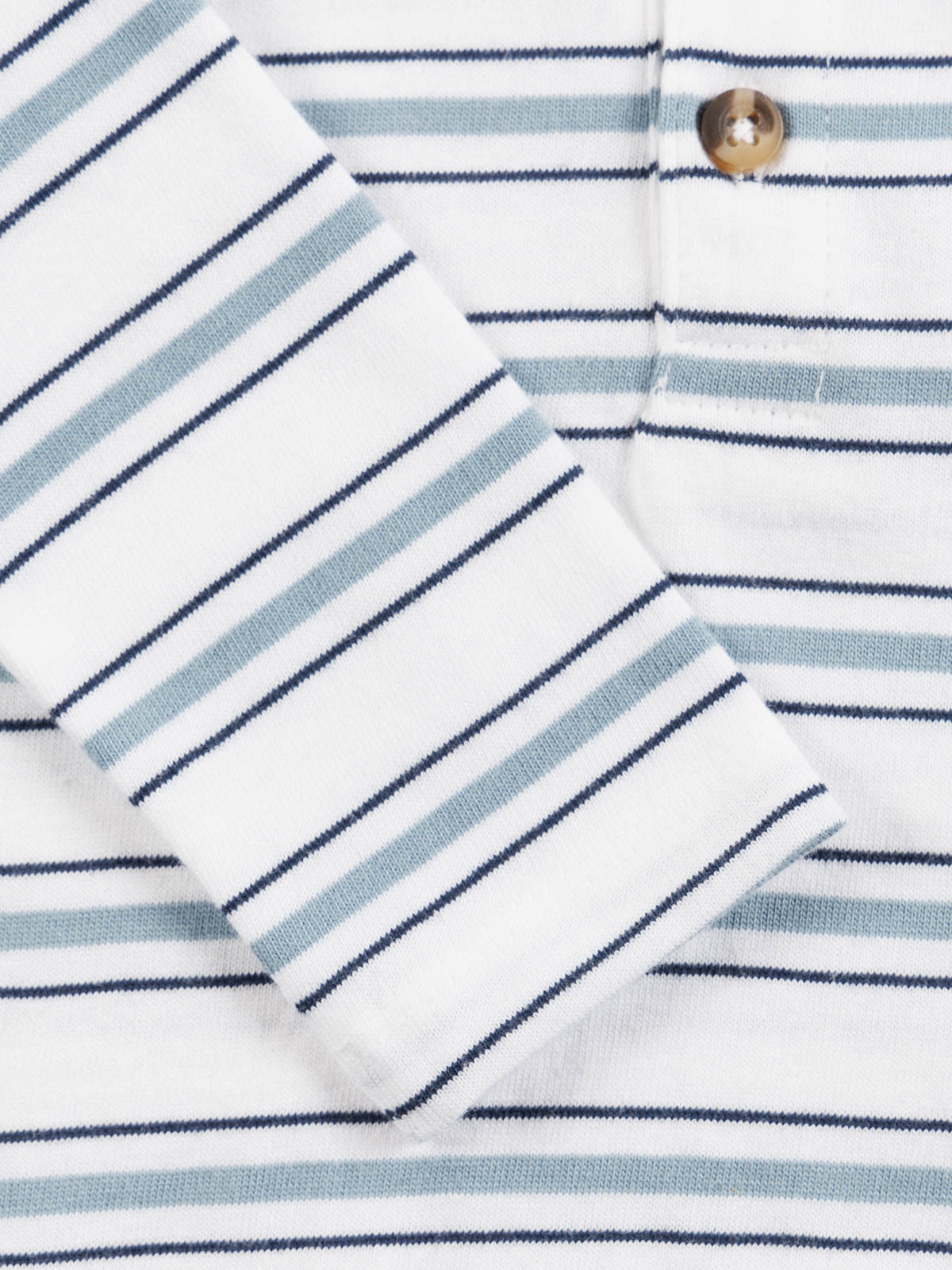 Polo blanc rayé garçon (6-36M) Polo blanc rayé garçon (6-36M)