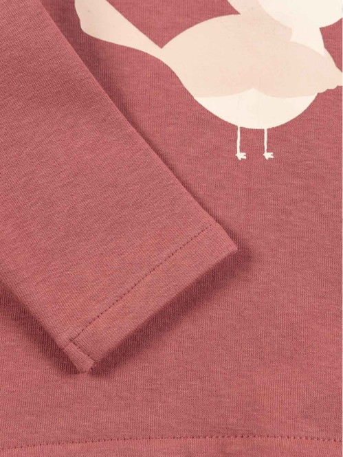 Sweat motif oiseau devant fille (3-36M) Sweat motif oiseau devant fille (3-36M)