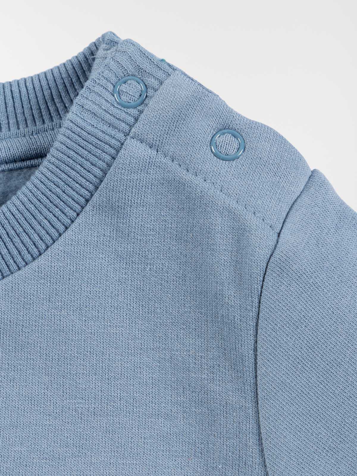 Sweat bleu cascade garçon (3-36M)