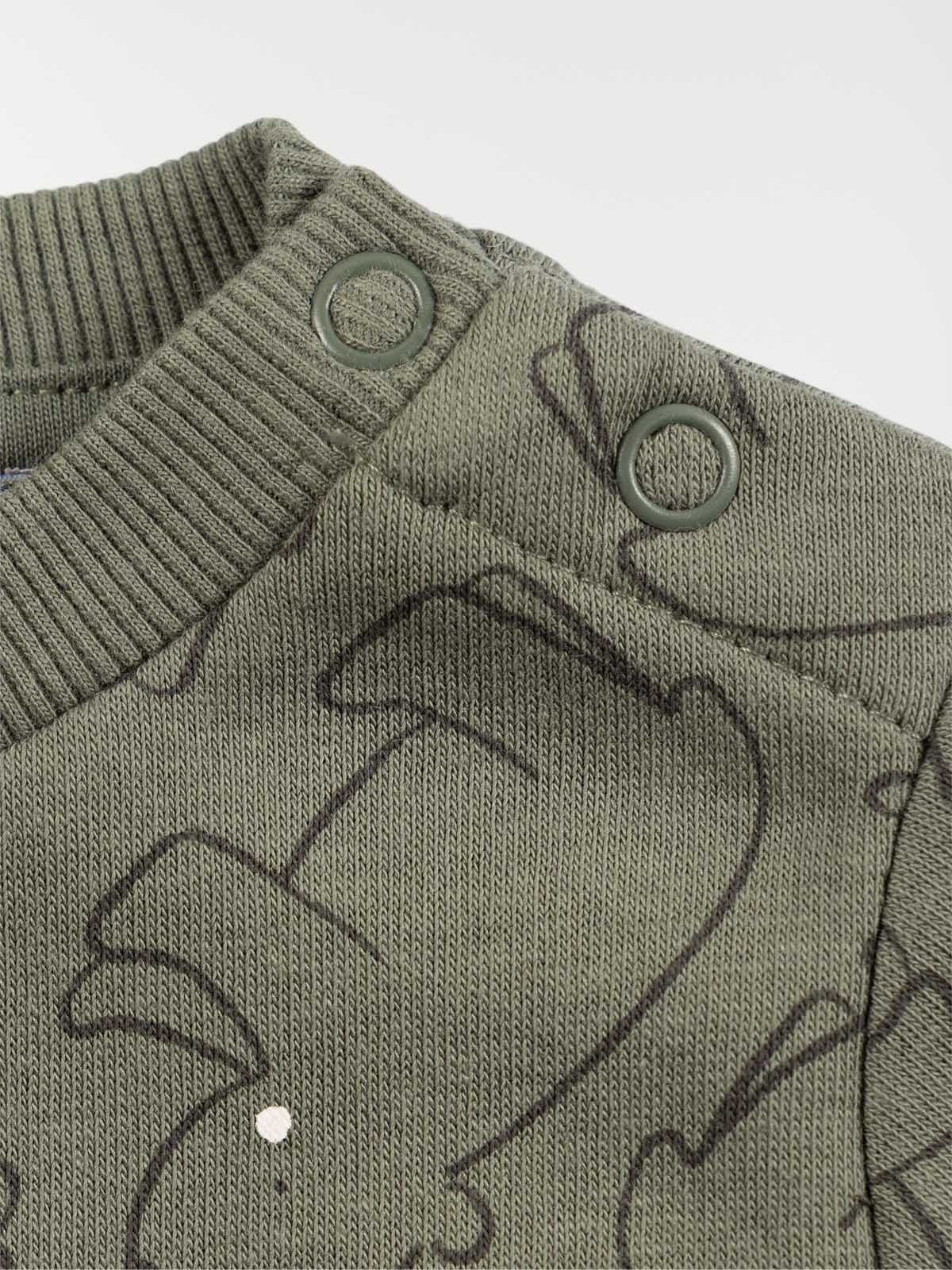 Sweat épicéa ourson garçon (3-36M)