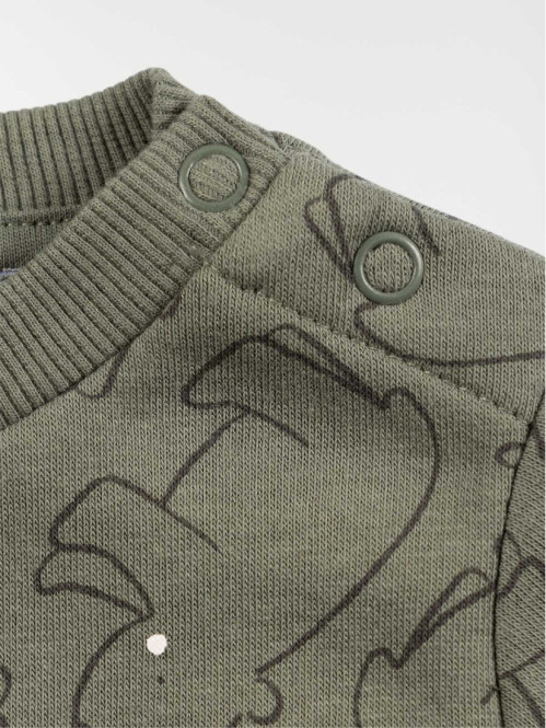 Sweat épicéa ourson garçon (3-36M)