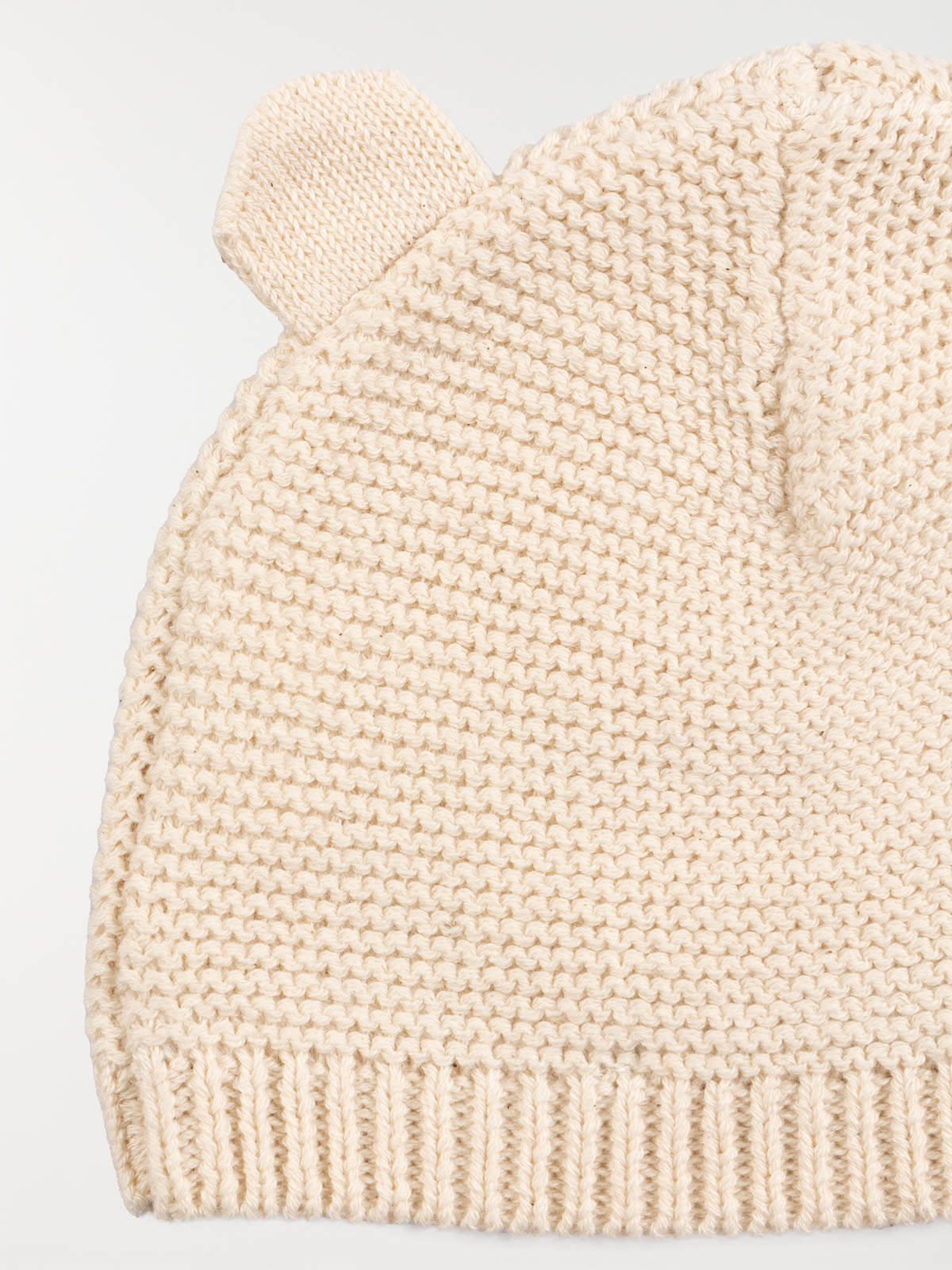Bonnet naissance écru chiné (0-3M) Bonnet naissance écru chiné (0-3M)