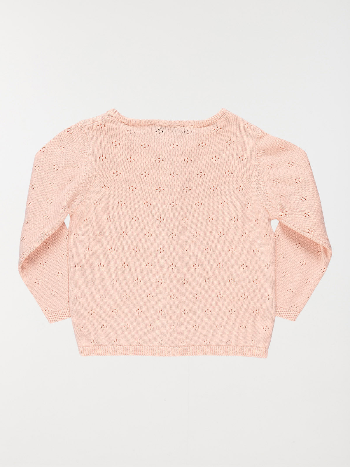 Gilet ajouré rose baby fille (3-36M)