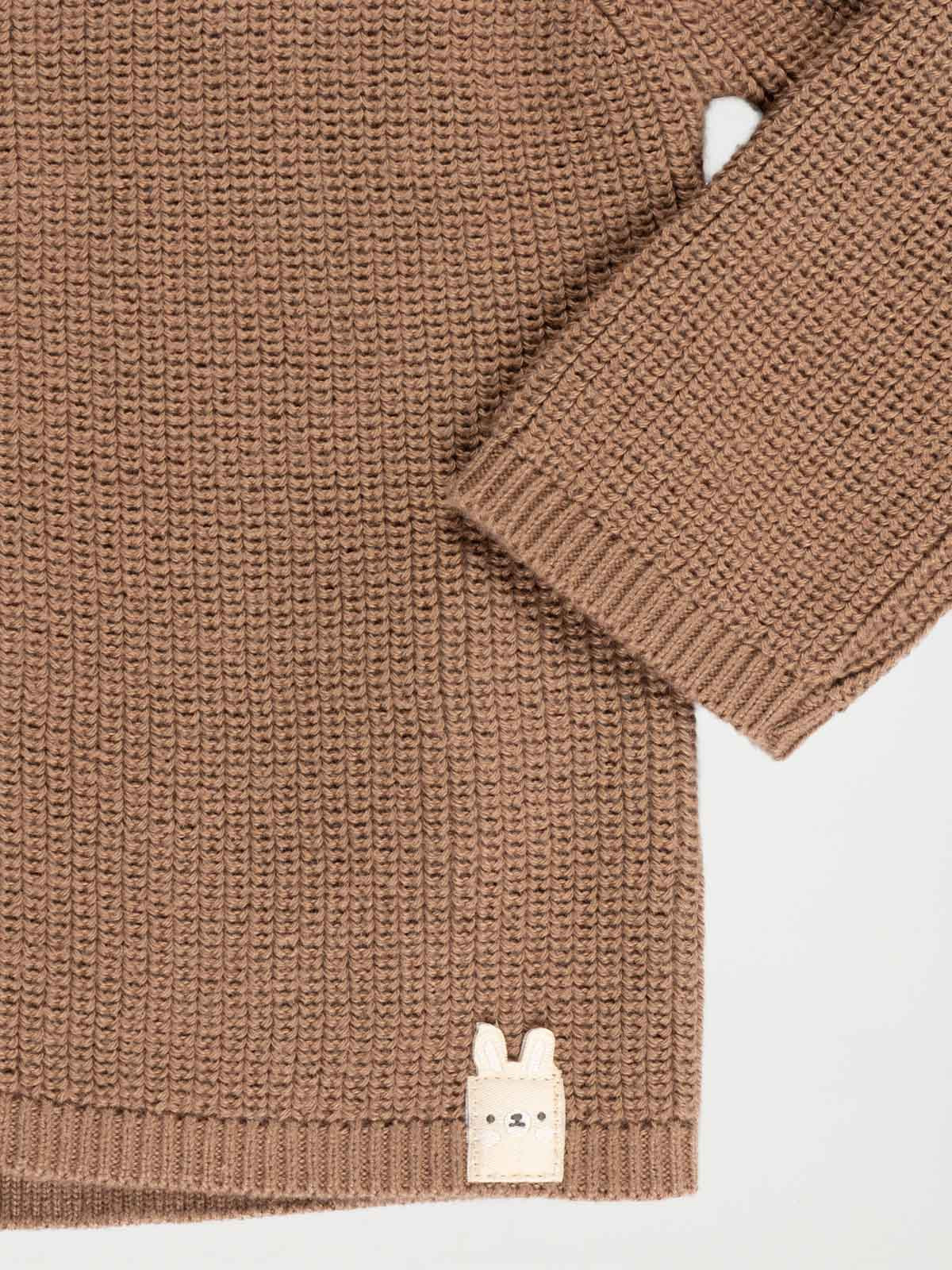 Gilet marron bois garçon (3-36M)