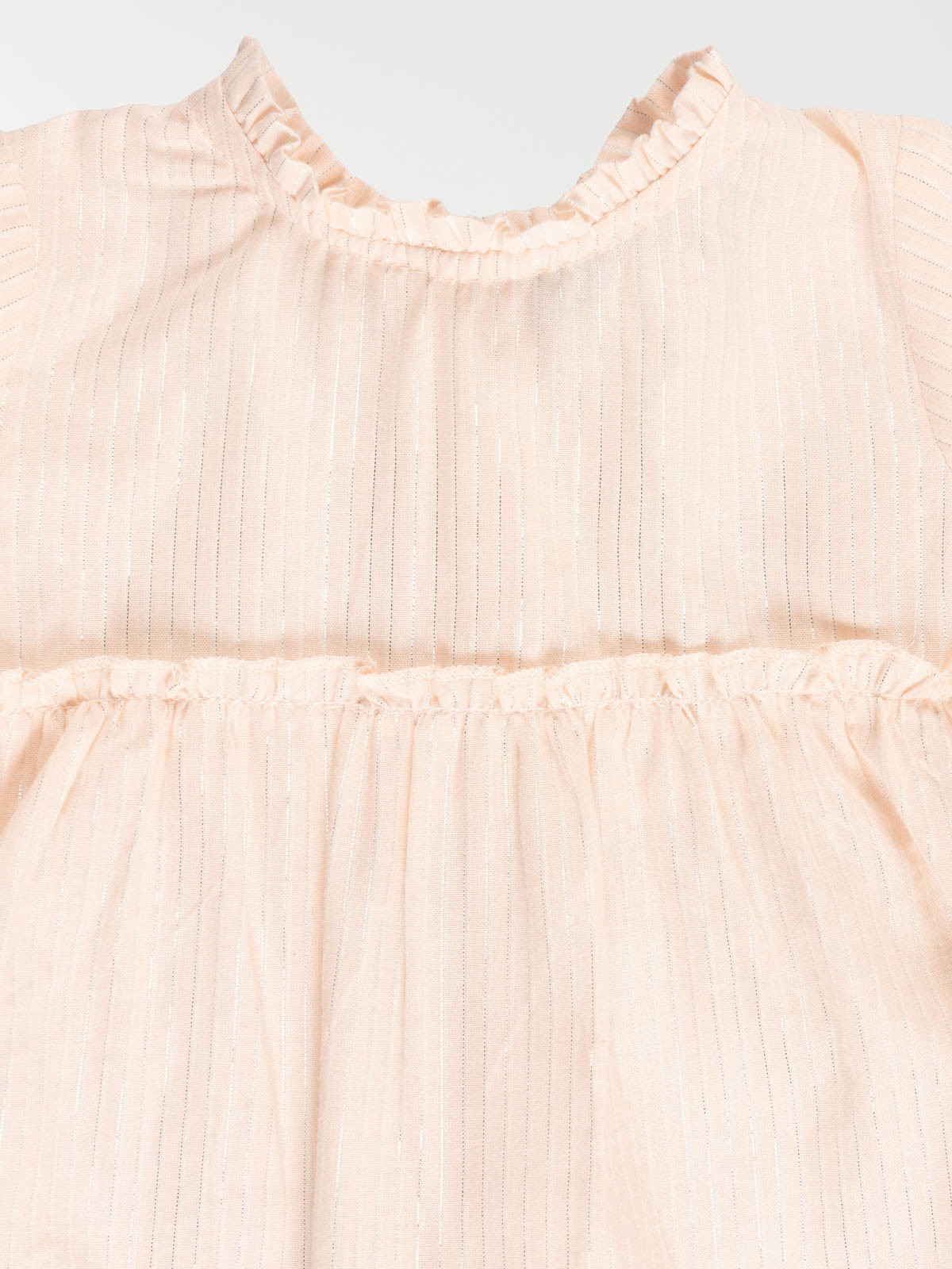 Blouse rayée écru rosé fille (3-36M)