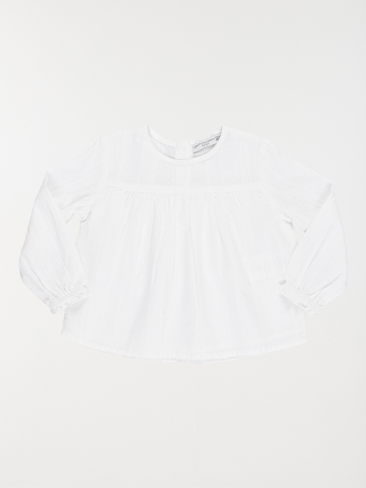 Blouse blanche fille (3-36M)