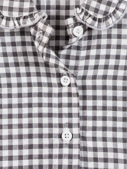 Blouse à carreaux vichy fille (6-36M) Blouse à carreaux vichy fille (6-36M)