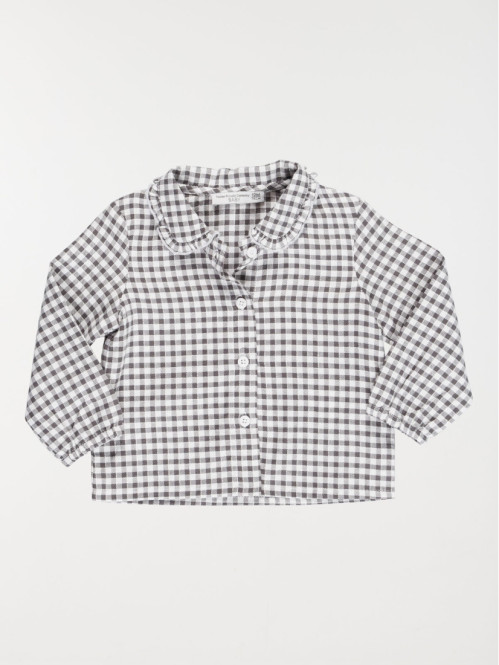 Blouse à carreaux vichy fille (6-36M)