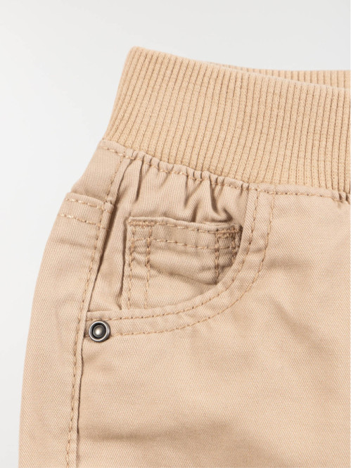 Pantalon camel doux garçon...