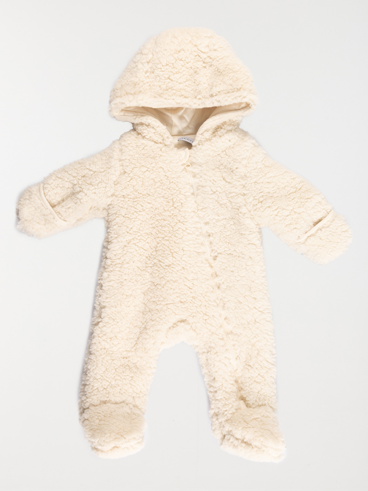 Combi-pilote naissance écru bébé (0-12M)