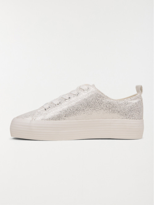 Tennis toile plateforme femme (36-41)