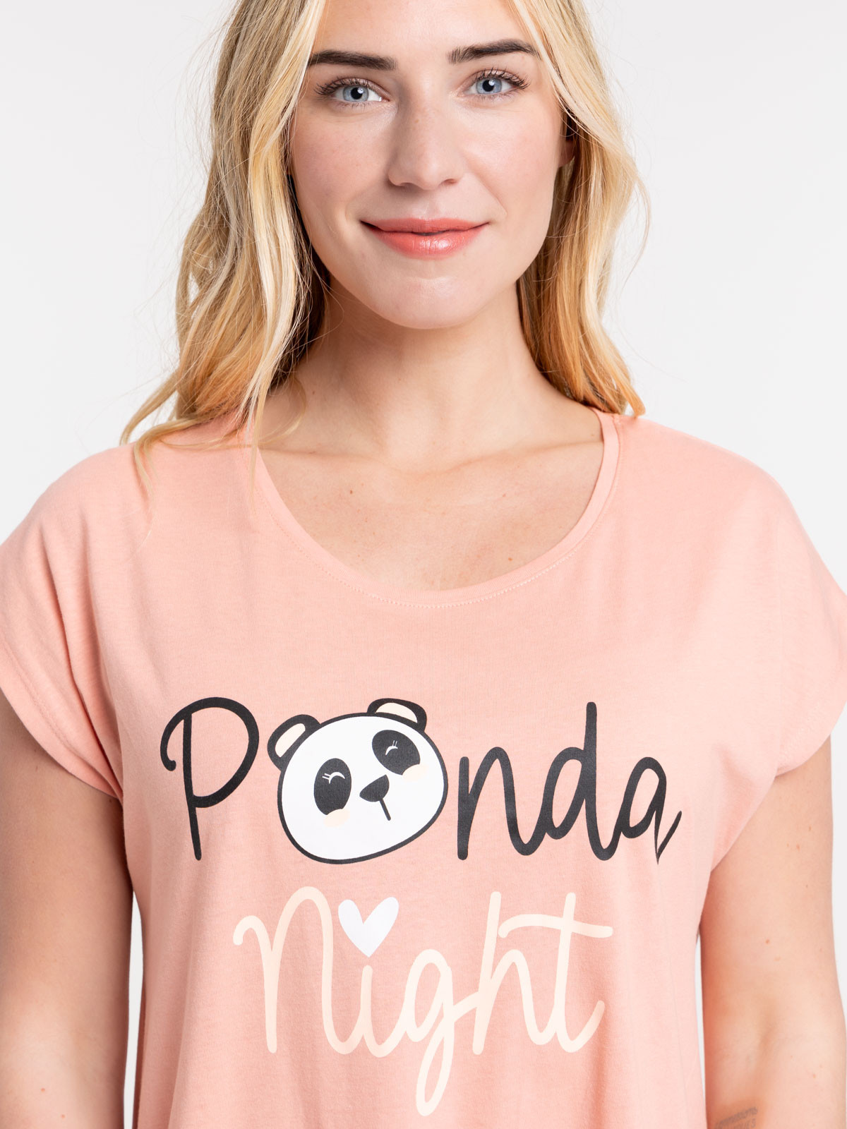 Chemise de nuit corail panda femme Chemise de nuit corail panda femme