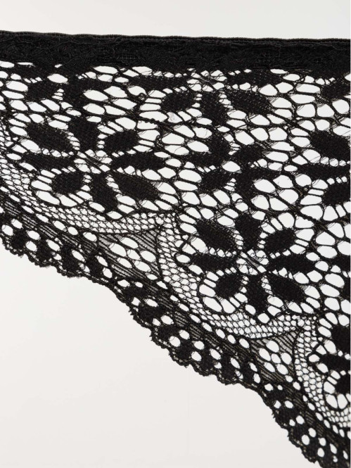 Culotte dentelle noire...