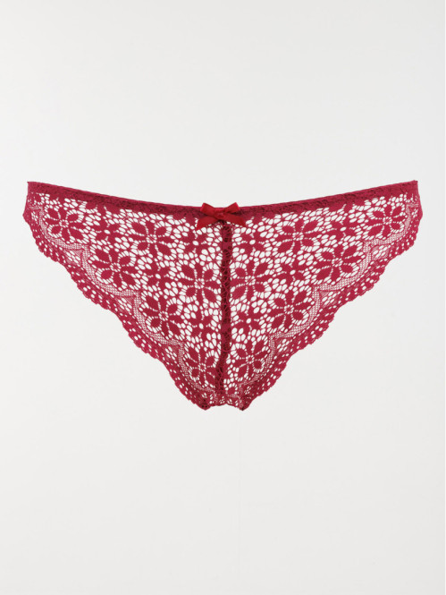 Culotte dentelle figue femme (S-XL)