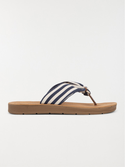 Mule plate entredoigt femme (36-41)