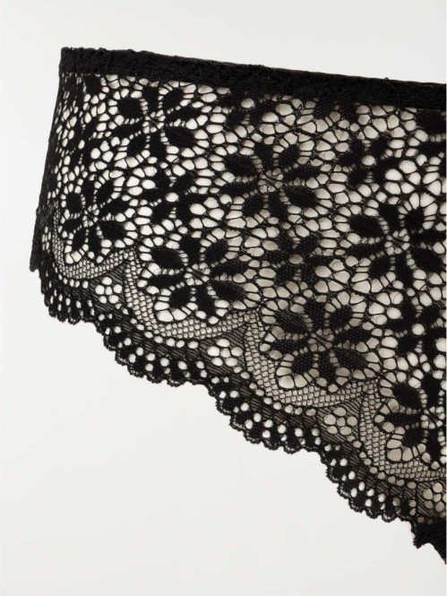 Shorty dentelle noire femme...