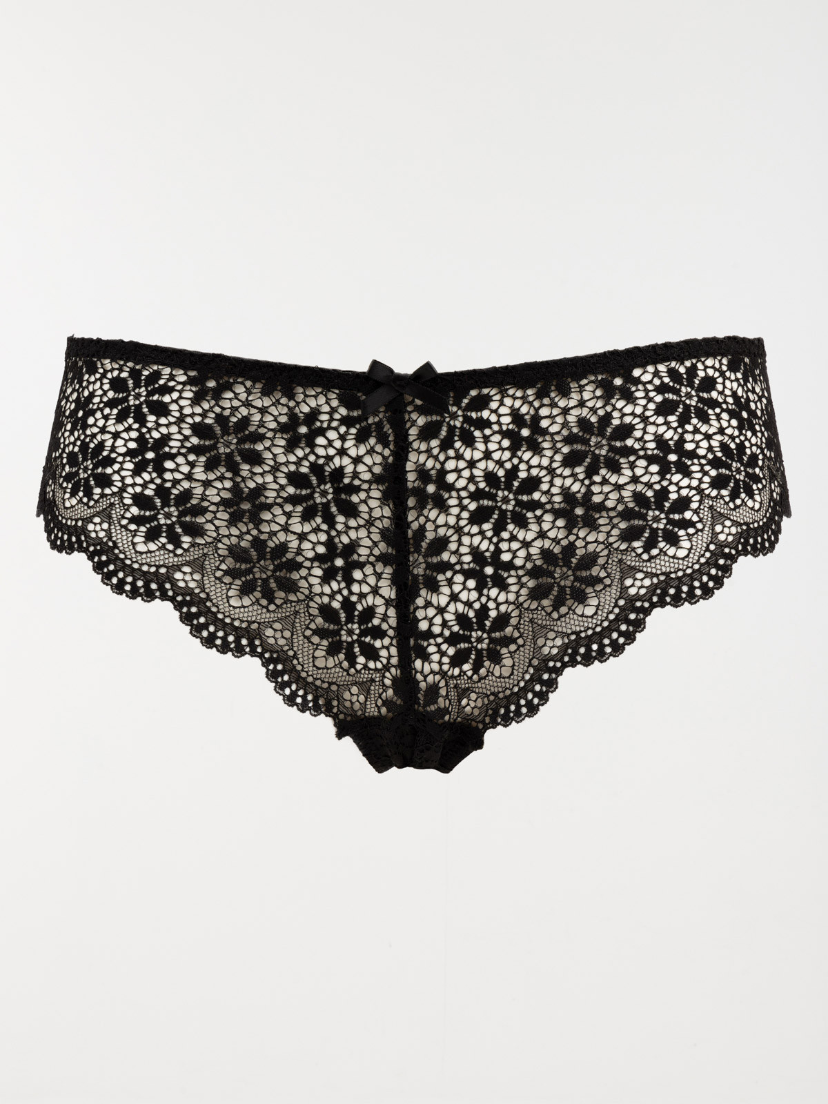 Shorty dentelle noire femme (S-XL)