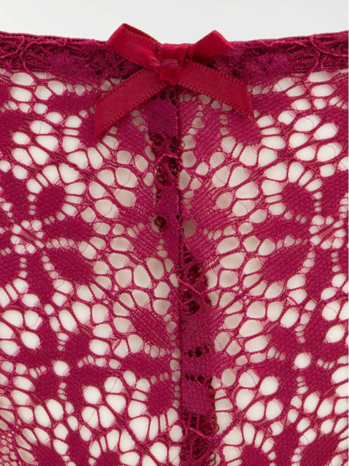 Shorty dentelle figue femme...