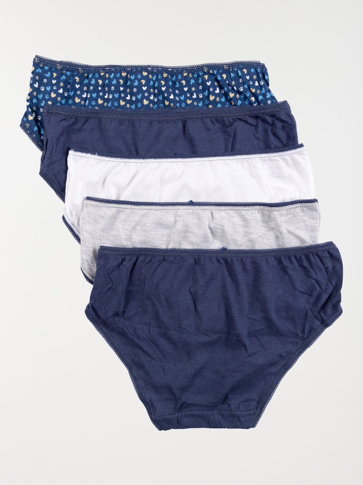 Lot de 5 slips chats fille Lot de 5 slips chats fille