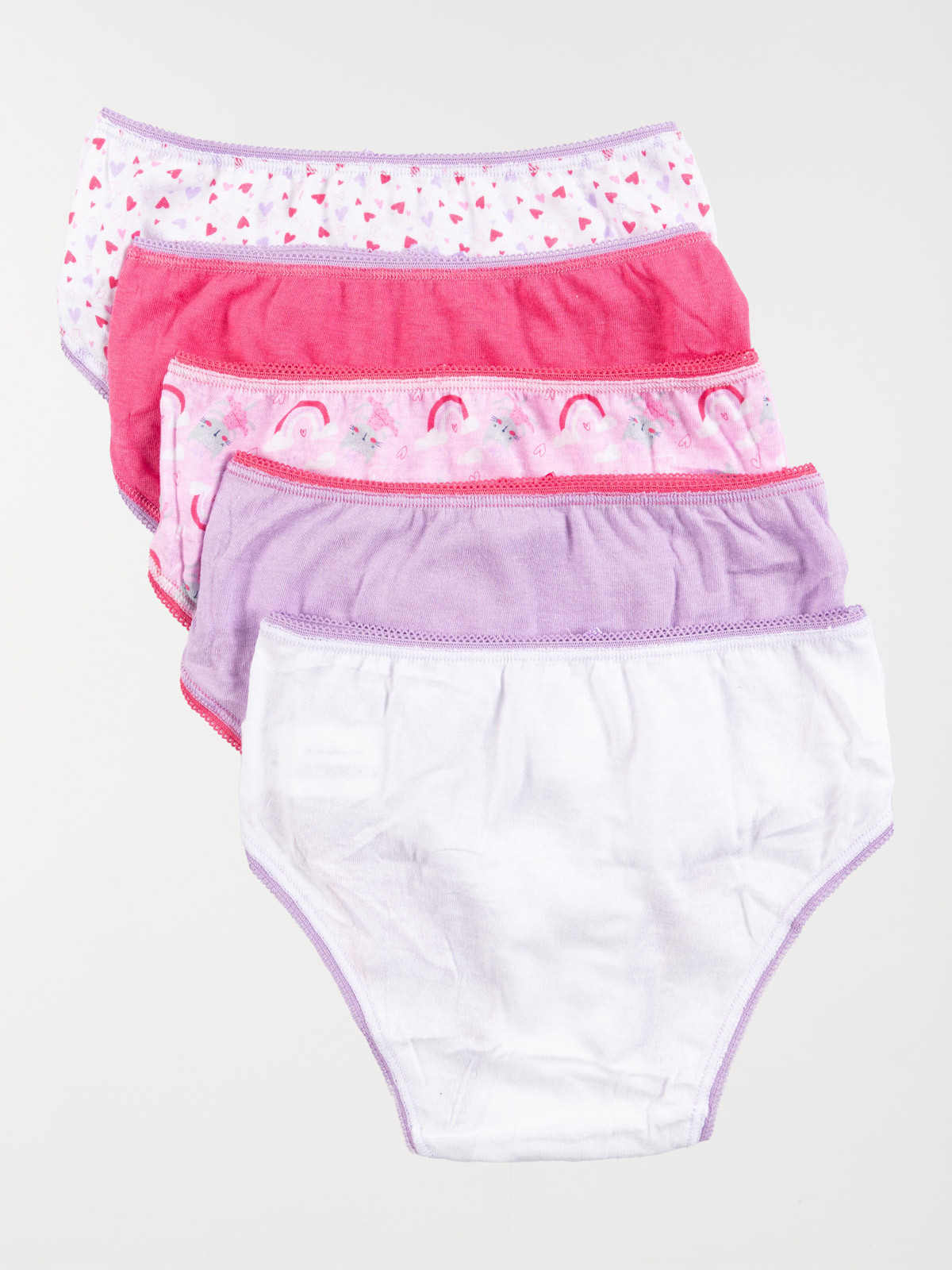 Lot de 5 slips souris fille Lot de 5 slips souris fille