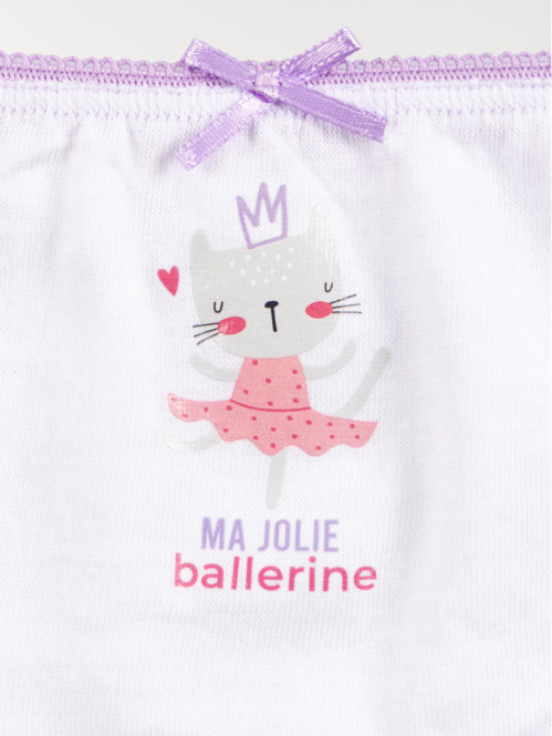Lot de 5 slips souris fille Lot de 5 slips souris fille